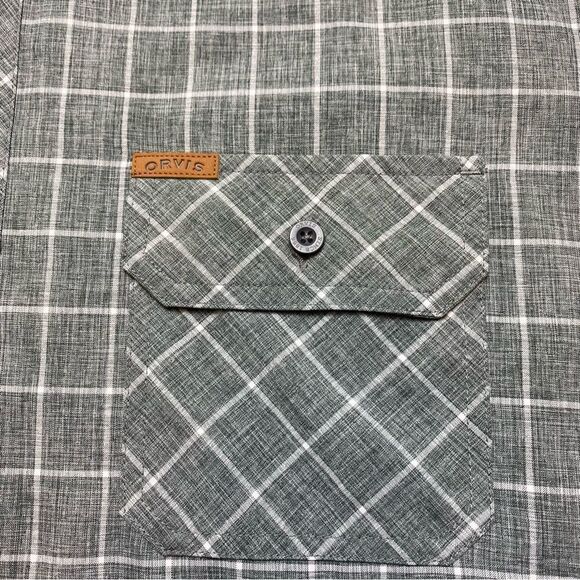 Orvis Classic Collection Short Sleeve Button Down Performance Shirt Size XXL - Picture 7 of 11